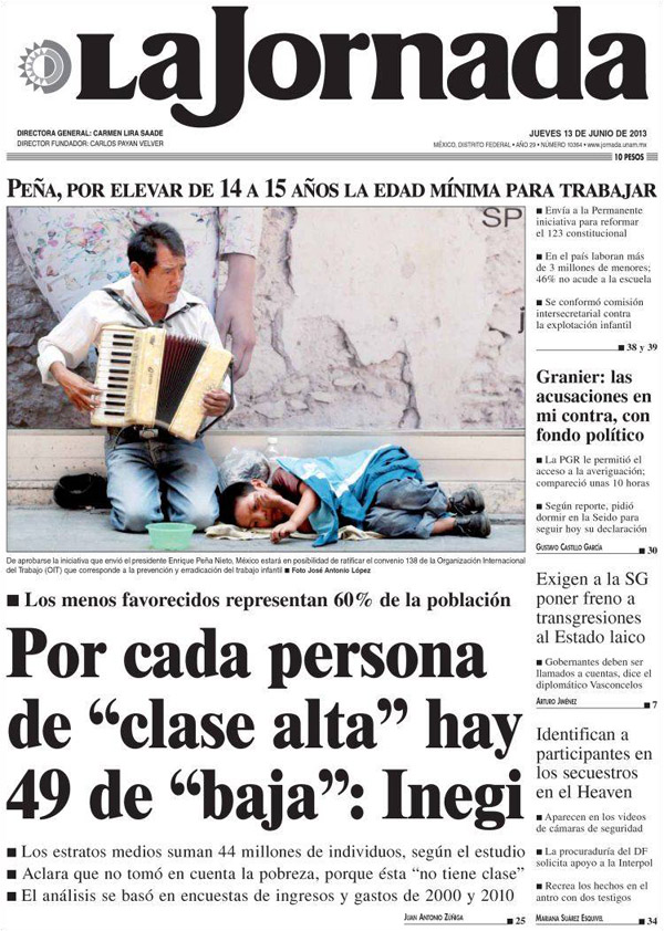 Compartir 18+ imagen portadas diarios mexico